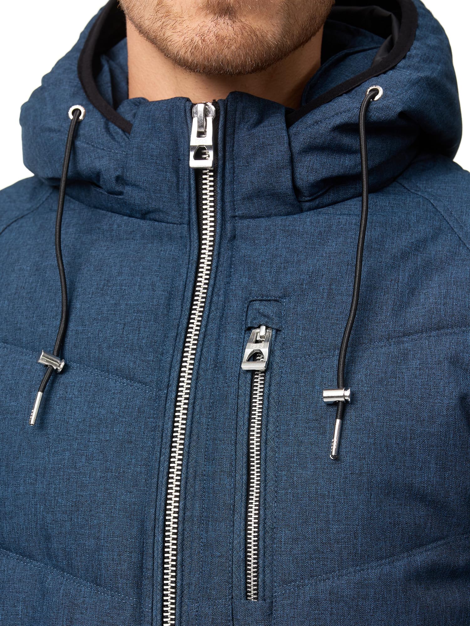 Indicode Uomini Circus Quilted Jacket | Giubbotto trapuntato dall'aspetto piumino