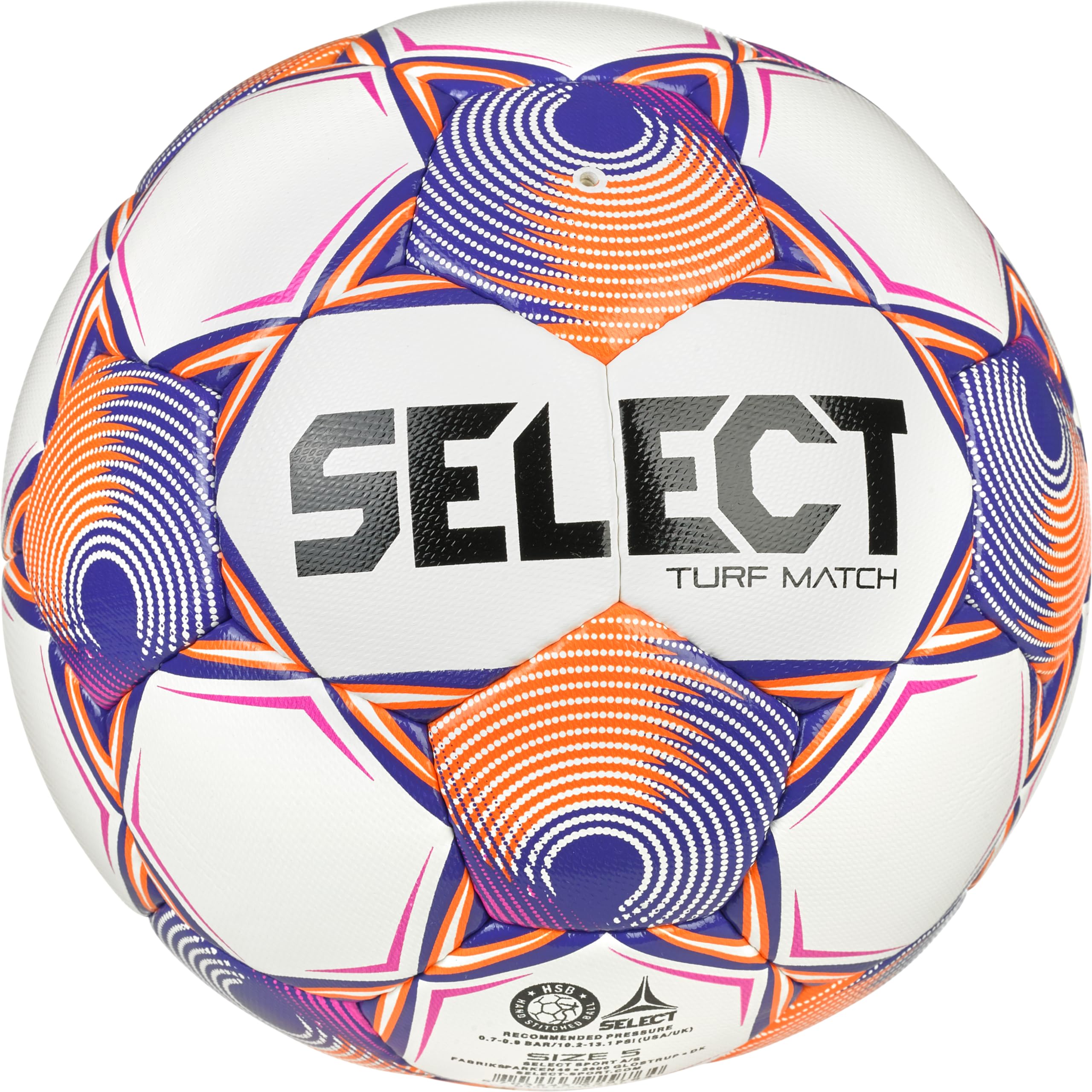 Amazon.com : Select Numero 10 Turf Match Soccer Ball, White/Orange