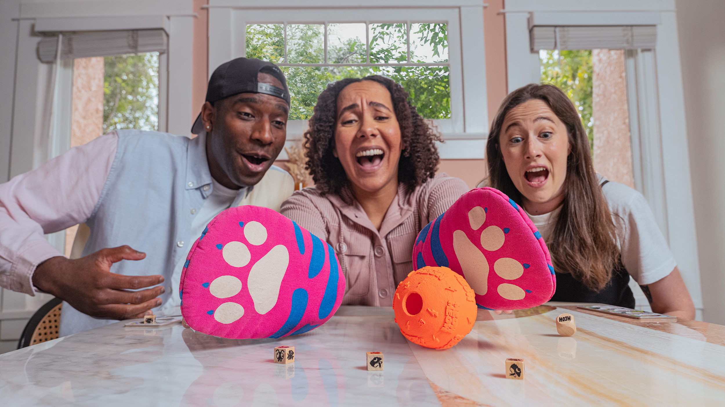 The Cat Mitt Game – Lustiges Familien-Brettspiel, Plastikfrei & Nachhaltig | Partyspiel Für 2-6 Spieler Ab 7 Jahren