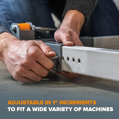 Miniatura 12 de Bora Portamate - Base móvil PM-3550 de resistencia industrial con ruedas giratorias, universal, súper resistente, kit de rodamiento ajustable