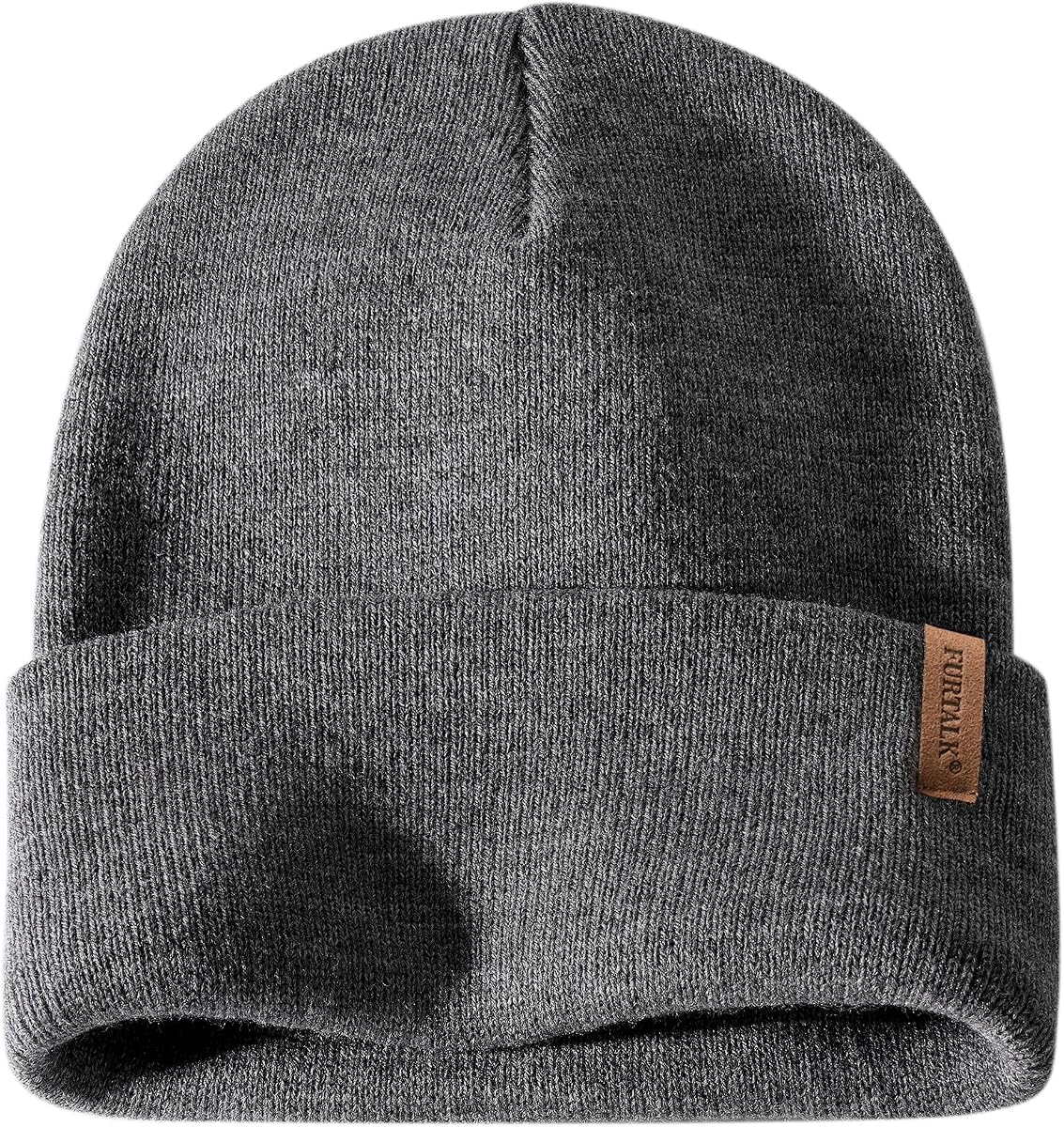 FURTALK Gorro con puños unisex Gorro de invierno de punto doble grueso | Calidez de doble capa, tejido ultrasuave que no pica, ajuste cómodo y antideslizante, equipo esencial para correr en invierno y deportes al aire libre