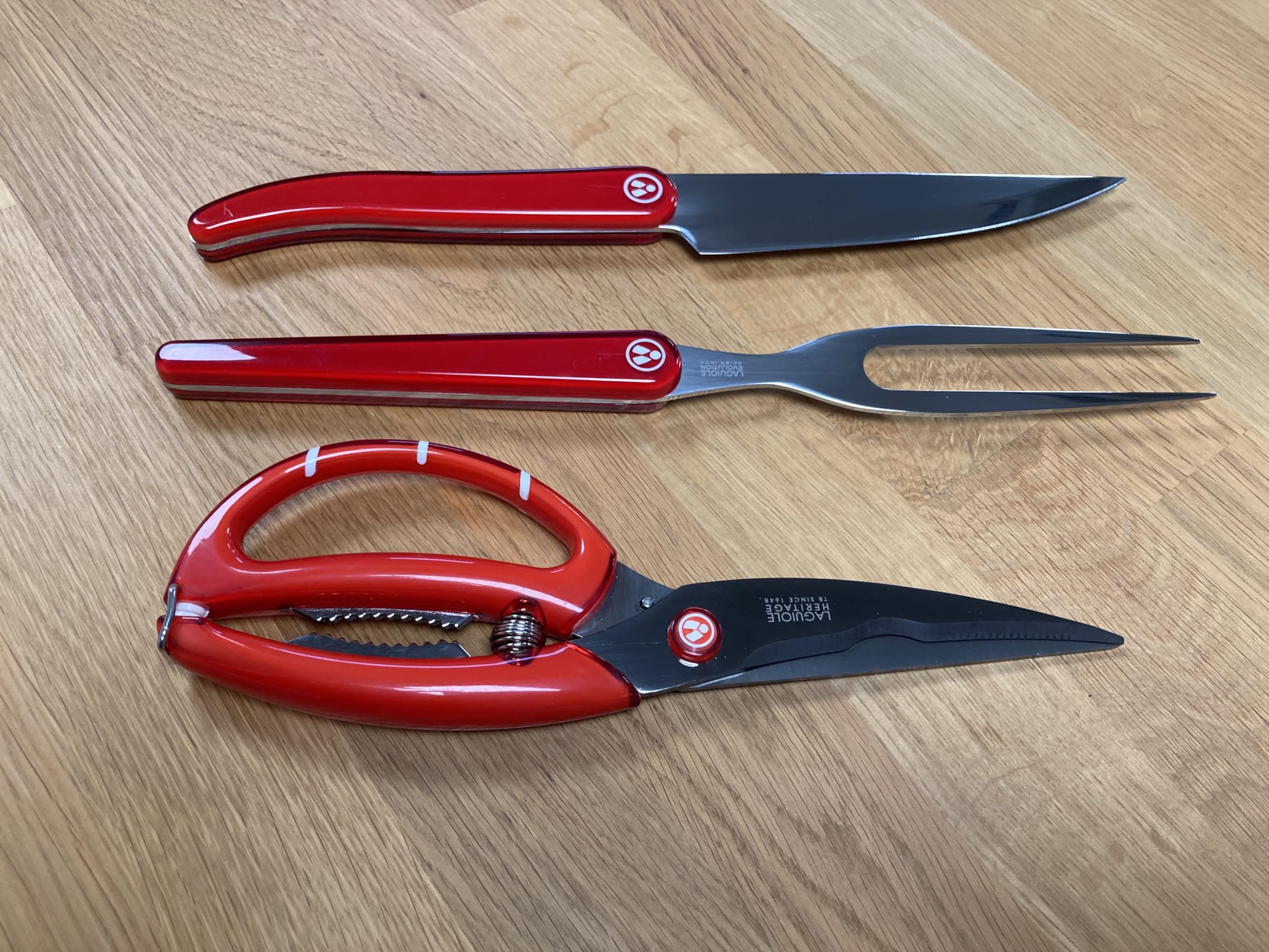Coffret de service à découper - Collection Acidulé Rouge