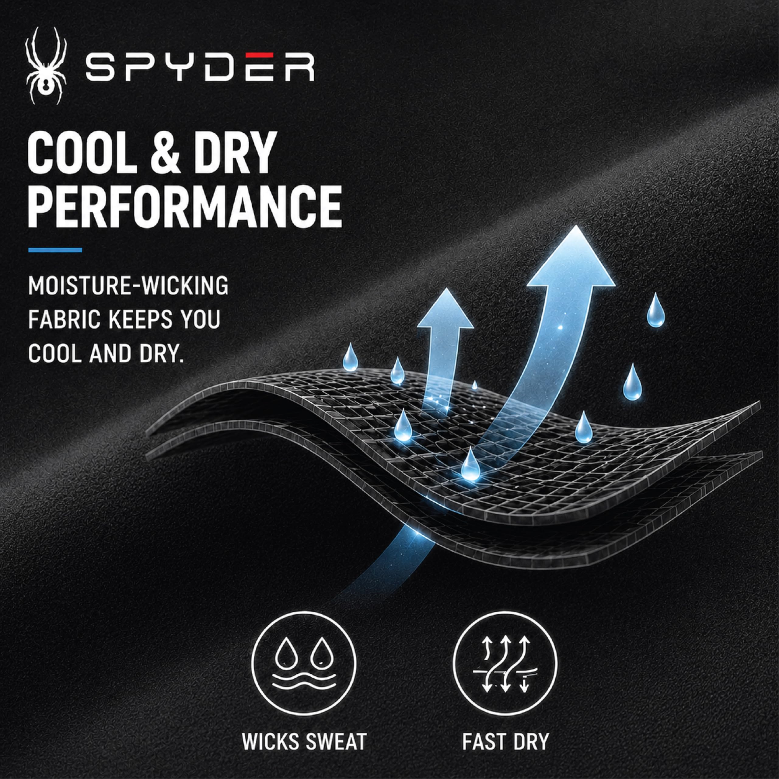 Spyder M Spydr SS tee Shirt Camiseta Hombre (Pack de 1) | Sudadera suave para la calle, comodidad casual diaria para fines de semana, descanso y uso diario