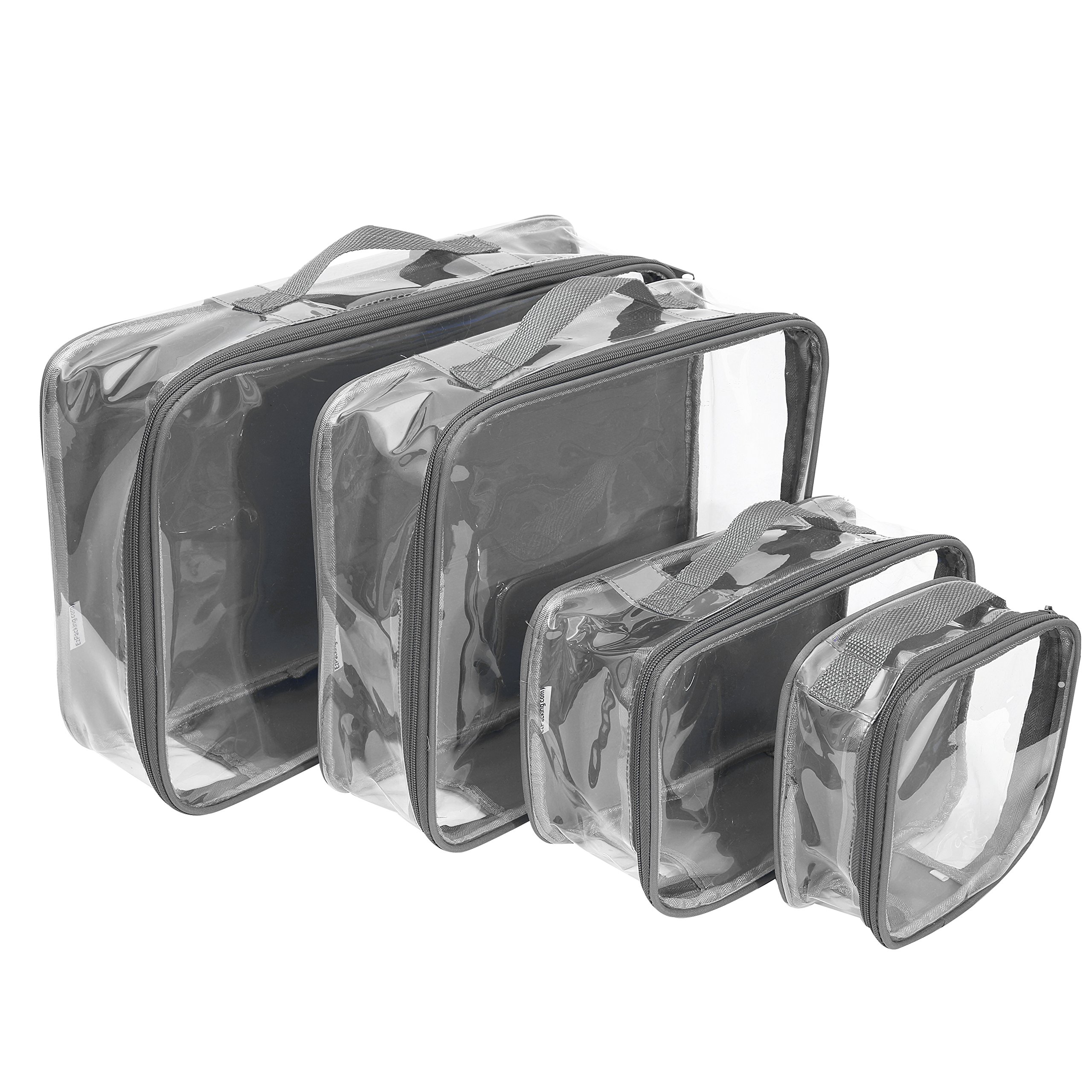 Photo 1 of EzPacking Clear Travel Packing Cubes Set of 4