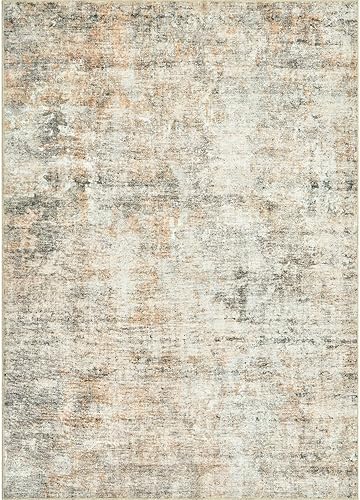 Miniatura 61 de Alfombras de Área de 9x12 para Sala de Estar, Alfombras Vintage Antideslizantes Lavables a Máquina, Alfombra Grande Ligera de Pelo Bajo para