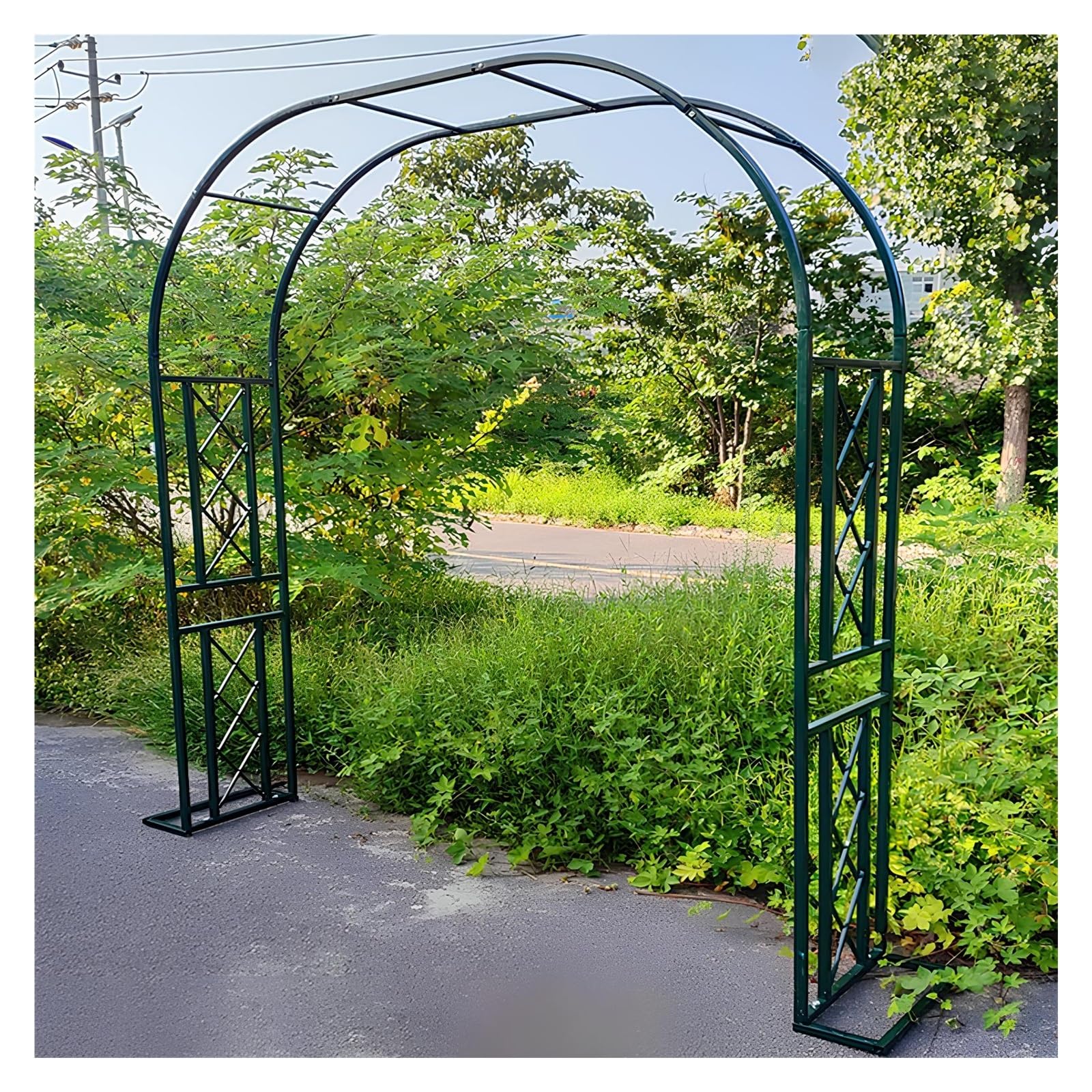 Arche de jardin en acier pour concevoir un écrin de verdure familial
