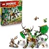LEGO NINJAGO Yaşam Ejderhası 71859-9 Yaş ve Üzeri Çocuklar için Zane, Sora, Arin, Lloyd, Cole, Asit ve Toprak Canavarları Minifigürleri İçeren Yaratıcı Oyuncak Yapım Seti, Hediye Fikri (1050 Parça)