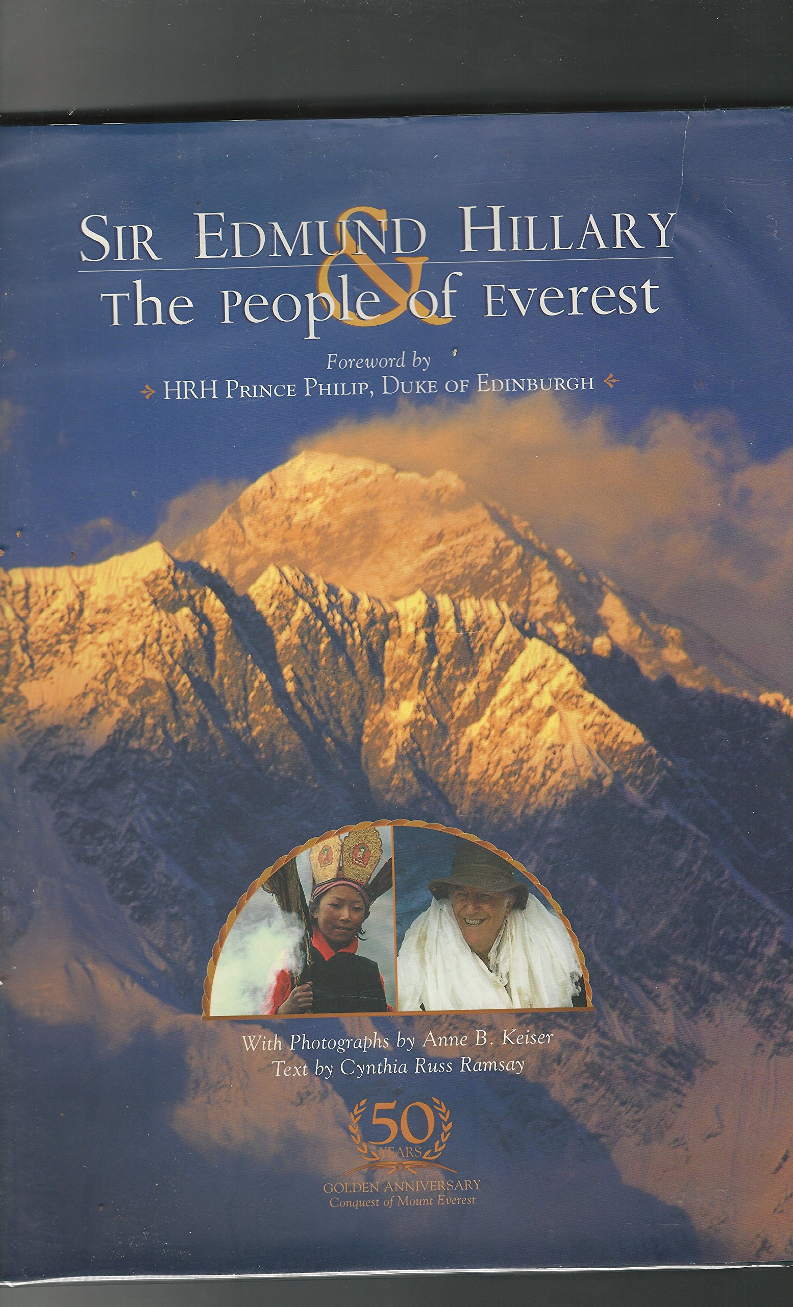 Sir Edmund Hillary livre photo par Anne B. Kaiser sur le peuple de l'Everest