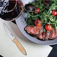 Vista 5 de Jim Beam Steak Knife Set (4 Pack), JB0165, 10", Brown