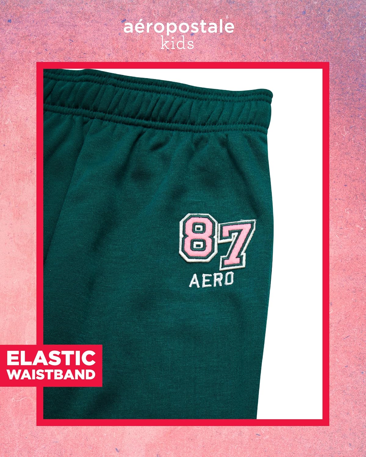AEROPOSTALE Girls Sweatsuit Set - 2 Piece Fleece Pullover Collared Top Sweatshirt and Girls Sweatpants Activewear Set (7-16)