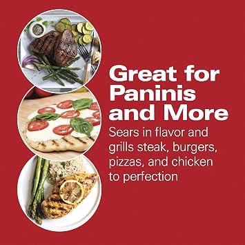 Hamilton Beach Panini Press, Sandwich Maker & Electric Indoor Grill (25410) and Hamilton Beach Dual Breakfast Sandwich Maker (25490A)