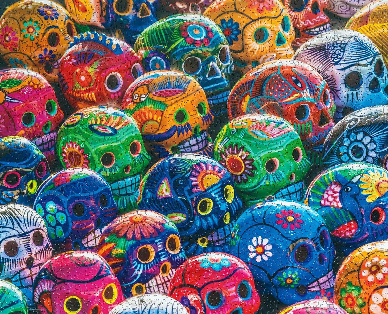Springbok Sugar Skulls 1000 Piece Jigsaw Puzzle for Adults - Unique Cut Pieces - Made in USA