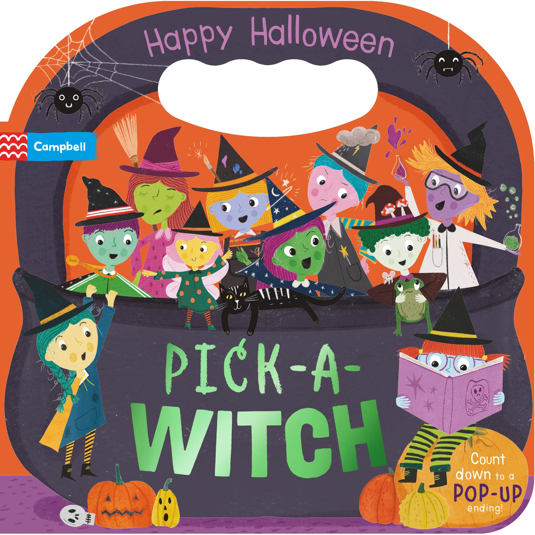 Pick-a-Witch: A spooky countdown to Halloween with a pop-up ending! (Campbell Pick a...series, 2)