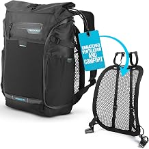 VentaPak Breeze 25L Ventilated Rolltop Backpack   Detachable Spacer Frame for Airflow & Back Comfort, Waterproof Travel Backpack for Men & Women, Fits 16" Laptop, Daypack for Work, Hiking & Commuting
