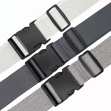 ONE K 2PCS Topper/Memory Foam Mattress Packing Straps for Moving or Storage 100" x 2", Dark Grey