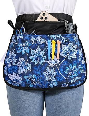 Barber Apron with 5 Pockets, Waterproof and Bleach-proof Hair Stylist Apron for Men and Women