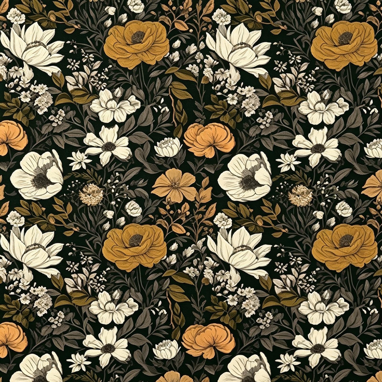 Zynqra Peel and Stick Wallpaper,Floral Removable Self-Adhesive,for Bedroom Thicken(H,L300cm/118.1in*W45cm/17.7in)