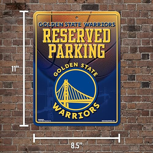 Miniatura 94 de Rico Industries NBA Basketball Metal Parking Sign