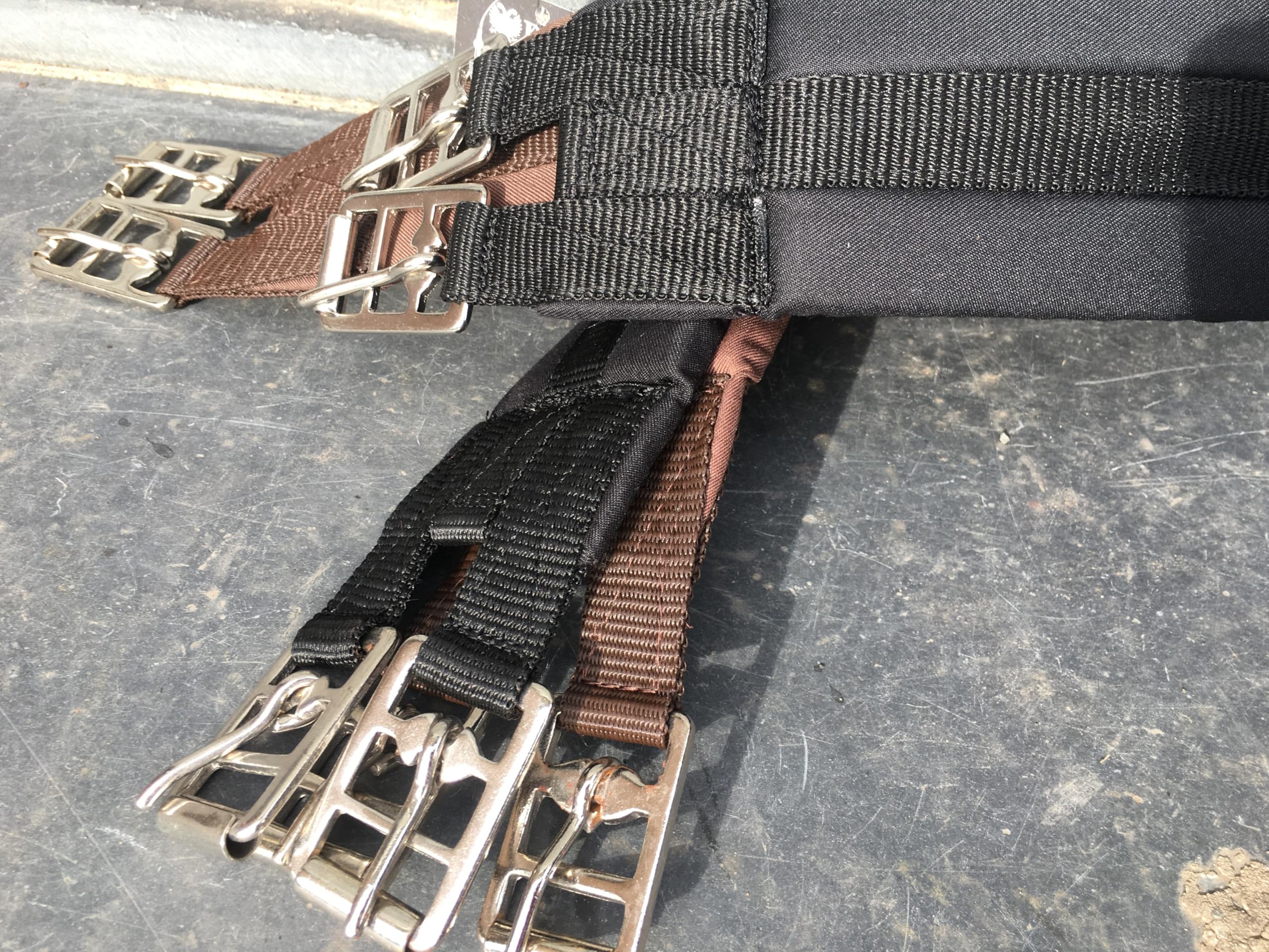 Girth for a Tiny Dinky Pony/Shetland Small Cub Saddle Girth - 16”, 18”, 20” up to 32” - Black 22