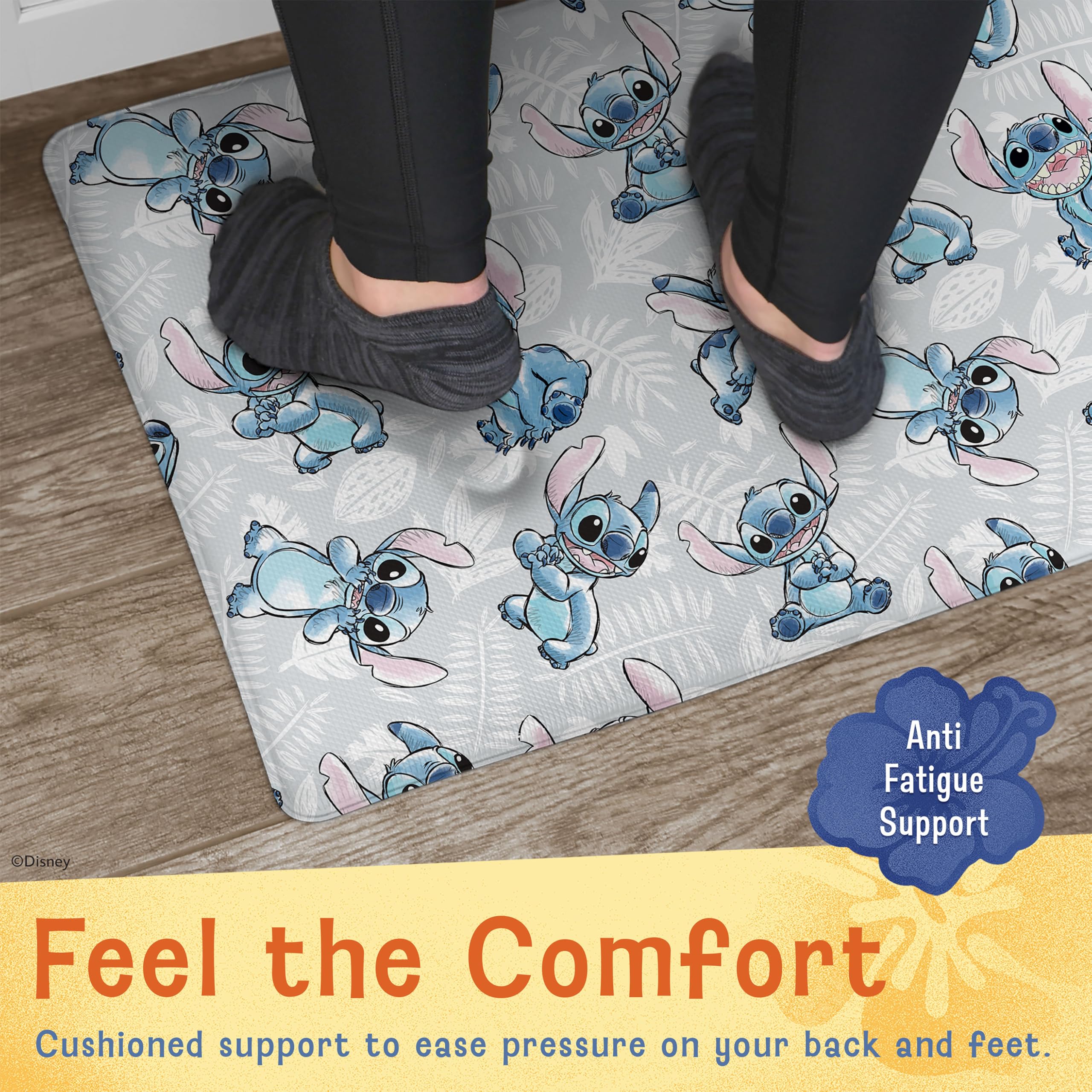 Amazon.com: Disney Anti-Fatigue Kitchen Mats for Floor – Cushioned  display picture 1