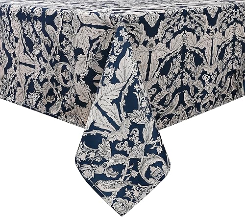 Miniatura 3 de Obal William Morris Mantel de diseño original, mantel rectangular resistente a las arrugas, mantel rectangular para decoración de cocina y comedor,