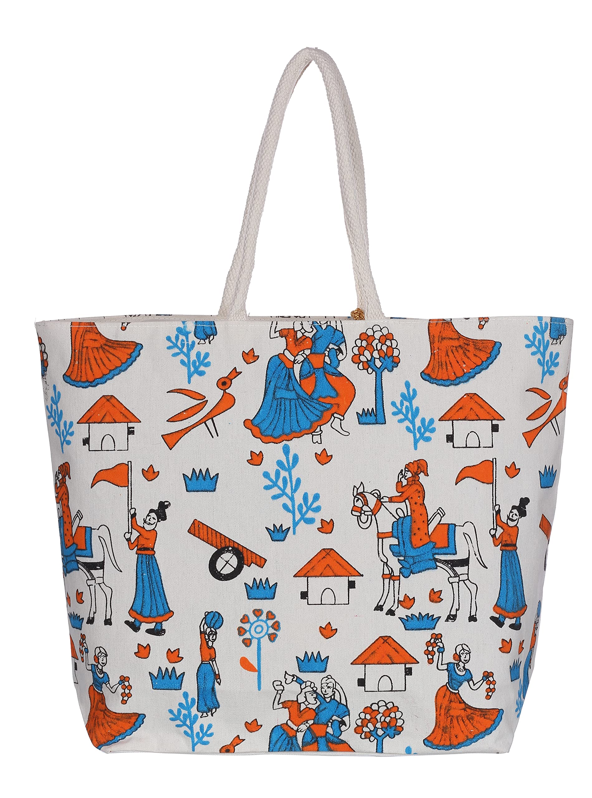SAINIK'S - ACCESS TO QUALITY Tote Bags for Women with Zip, College Bag for Girls, Tote Bag for Traveling & Daily Use | Gifts for Women (Pack of 2) 3