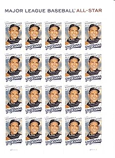 Yogi Berra Baseball Player Forever 1st Class Postage Stamps Sheet of 20