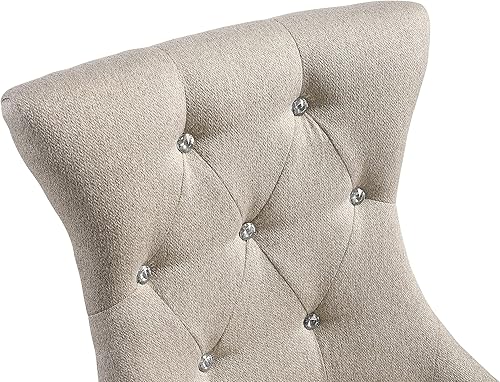 Miniatura 3 de Dining Chairs for Room, Table & Seating Chair Sets Kitchen - Set of 2 Upholstered Side Chairs with Sturdy Oak Finish for Dining Room, Living Room,