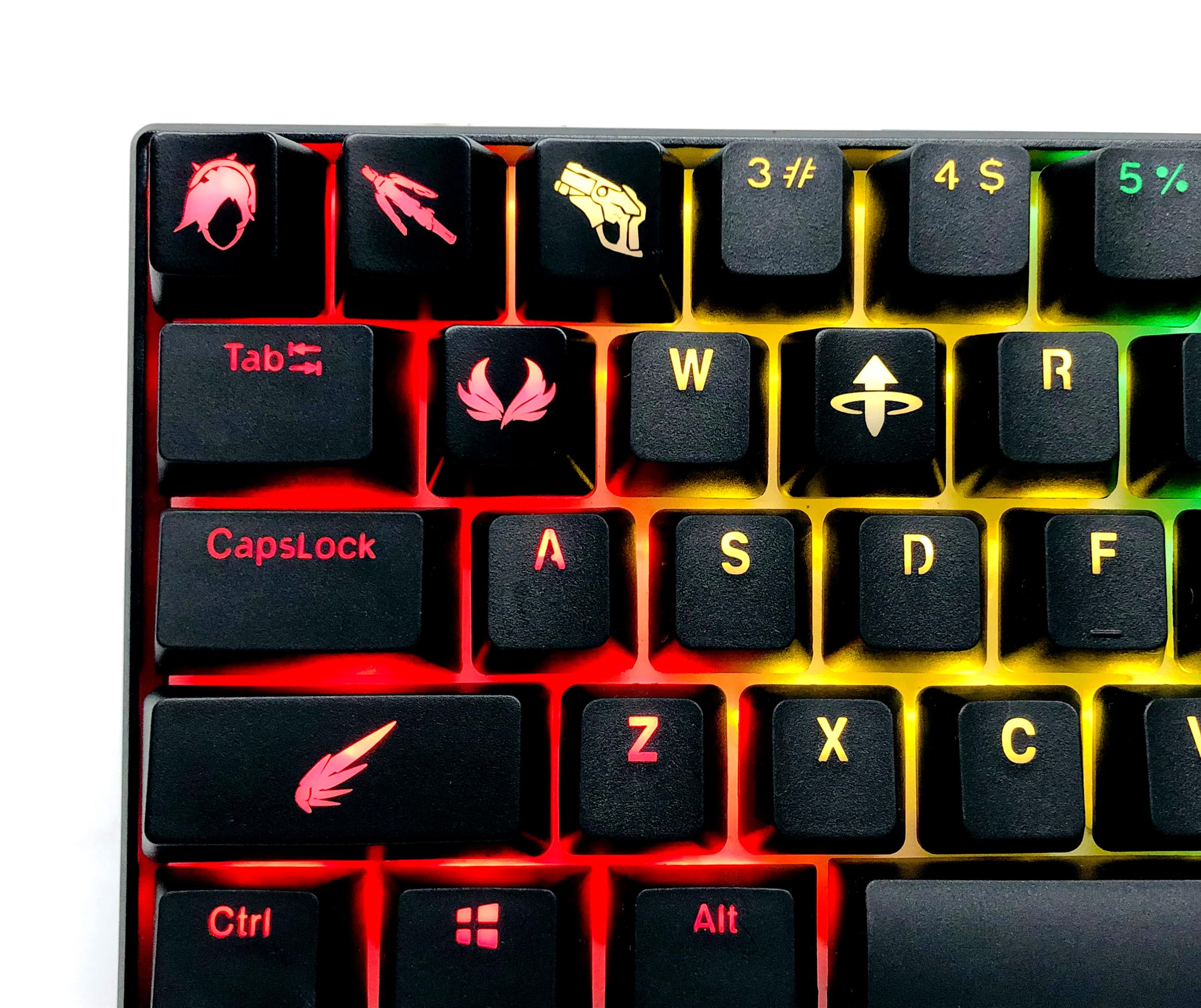 Amazon.com: IYTYIR Overwatch Backlit Hero Keycap Set Gaming Keyset
