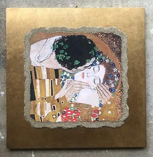 Ars Martos Reproduction Art The Kiss Fresco on Plaster. Available in multiple sizes