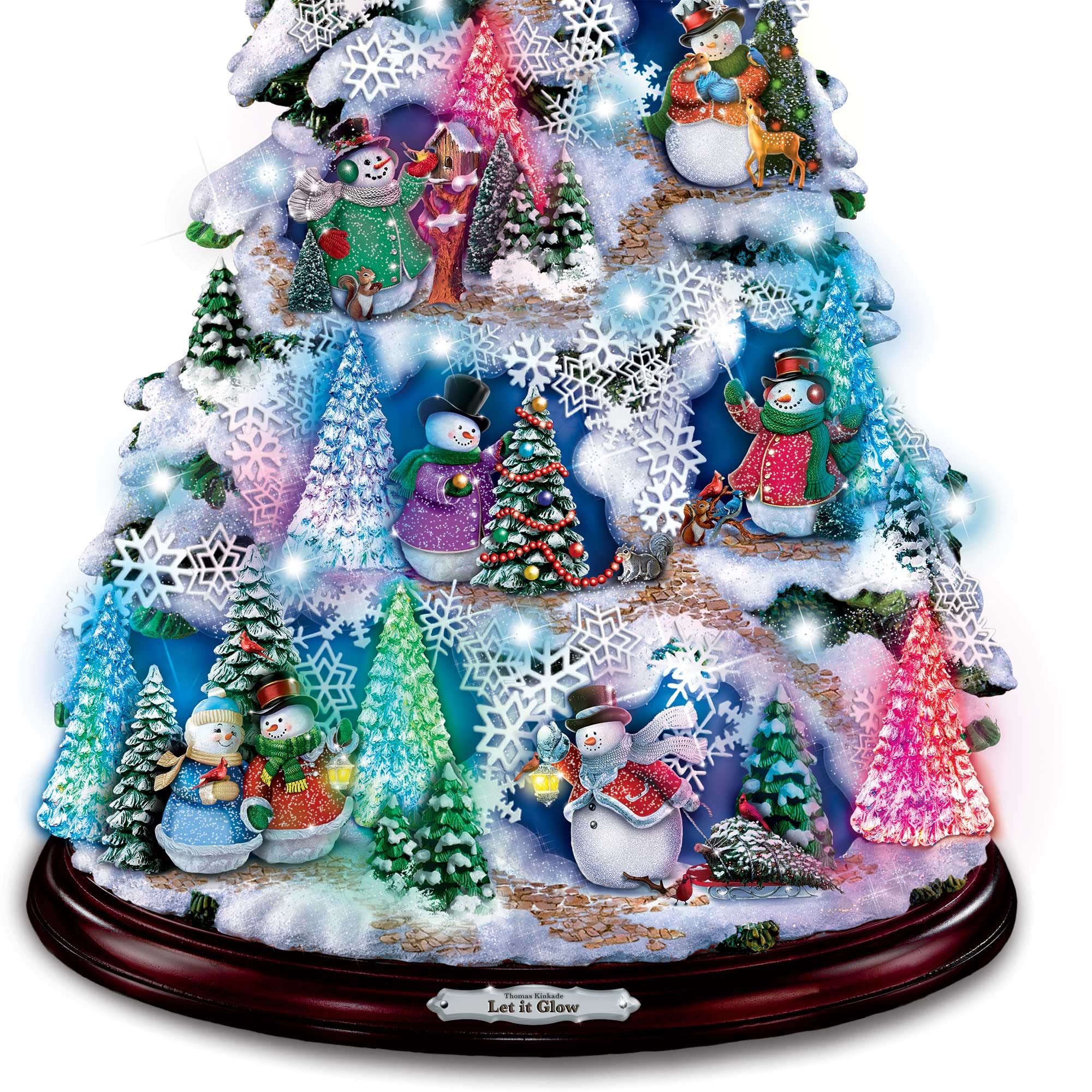 Amazon.com: Thomas Kinkade “Let it Glow” Illuminated, Musical