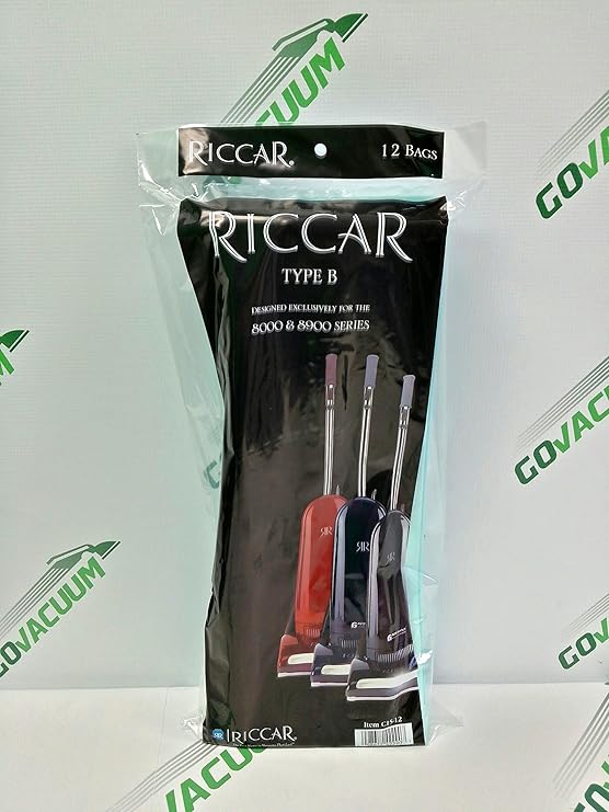 Genuine Riccar C15 Ecopure Vacuum Cleaner Bags 12pk