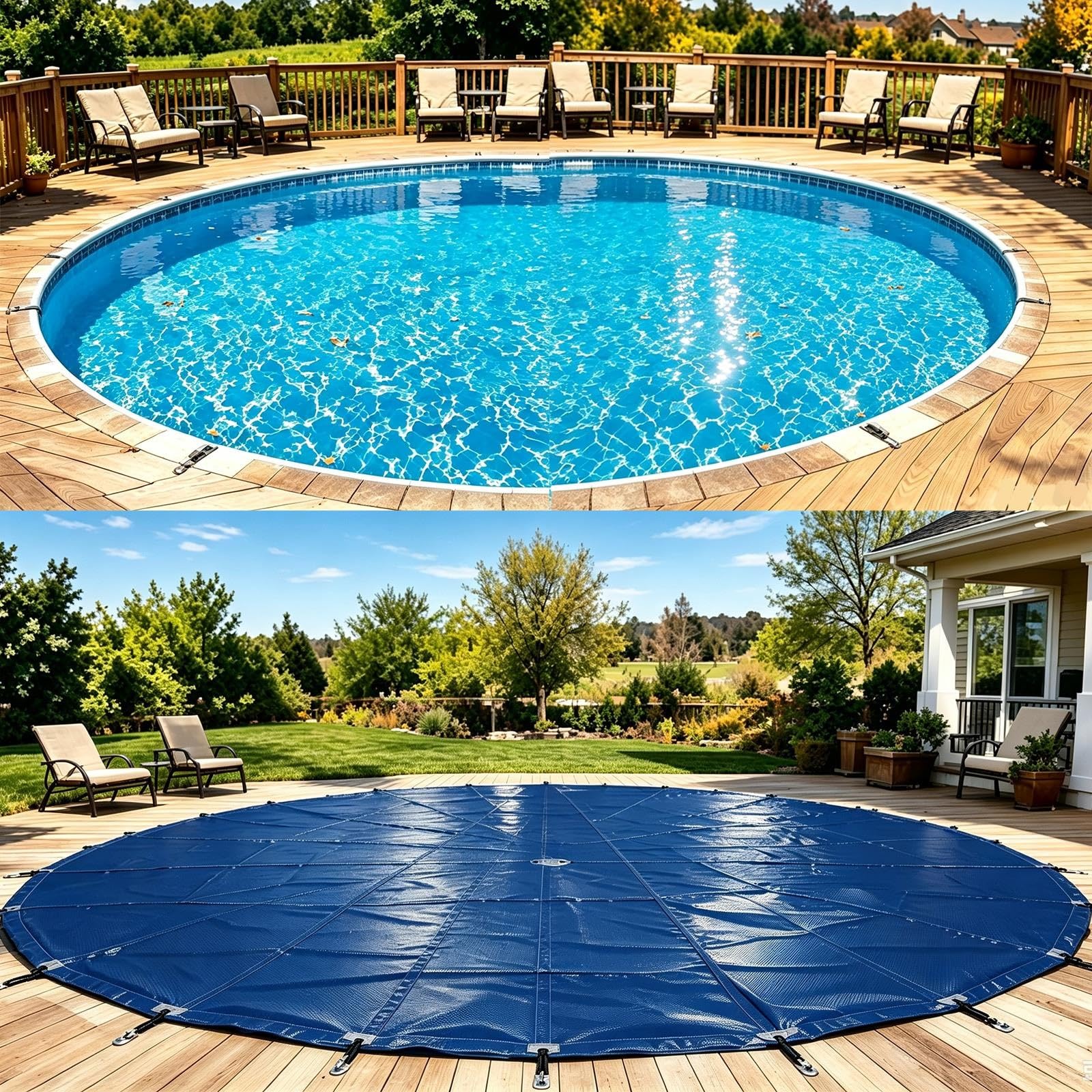 Coperture Di Sicurezza Personalizzabili Per Piscine Fuori Terra/interrate