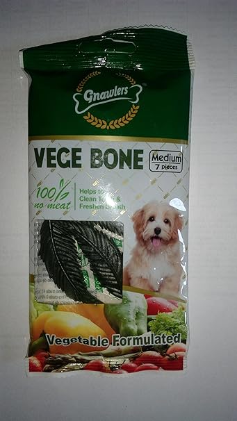 Gnawlers Veg Bone (Pack of 3, 204 G, Multicolor)