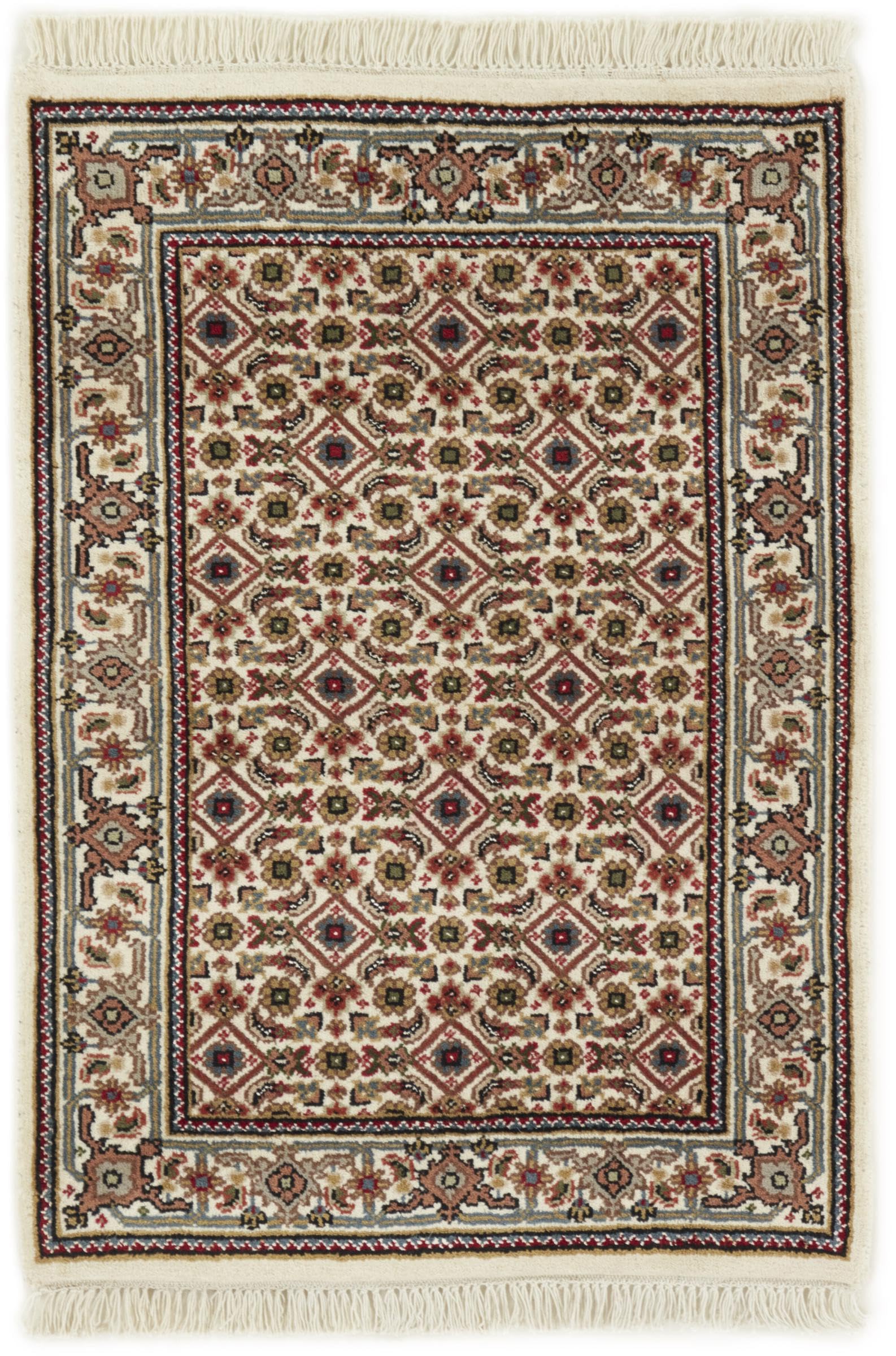 Tapis d'orient Indo Tabriz l'authenticité d'un tapis laine fait main