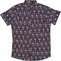 Vista 4 de Molokai Surf - Camisas hawaianas de manga corta con botones y corte ajustado