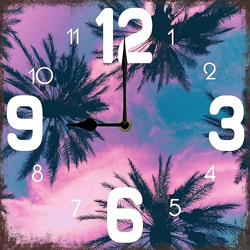 Miniatura 2 de Relojes de pared de perfume, funciona con pilas, silencioso, sin tictac, reloj redondo decorativo para el hogar, cocina, sala de estar, oficina,