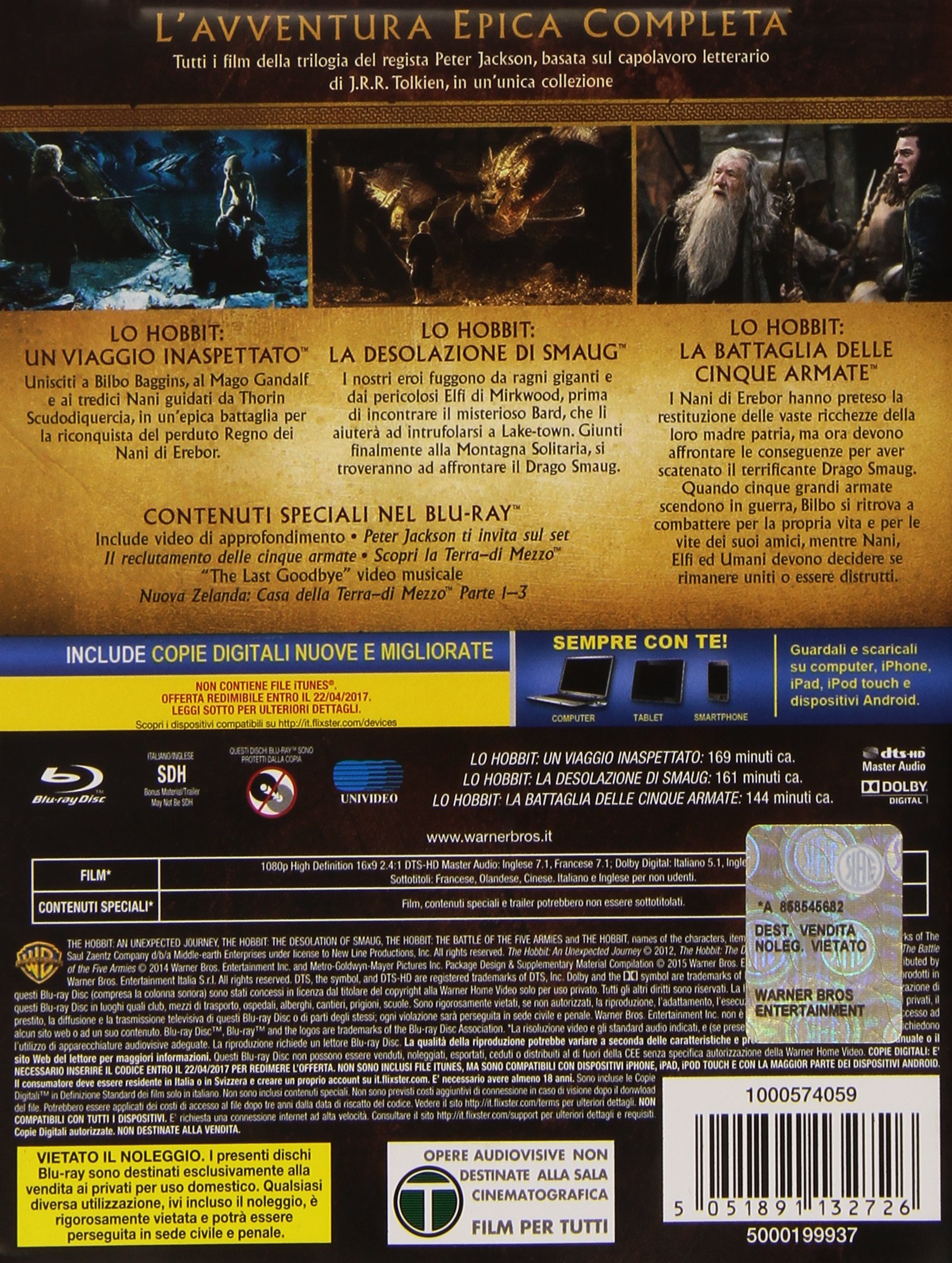 Lo Hobbit - La Trilogia cinematografica