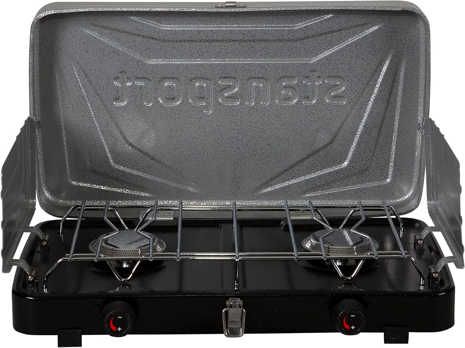 Stansport Silver 2-Burner Propane Stove Model 203-05-95