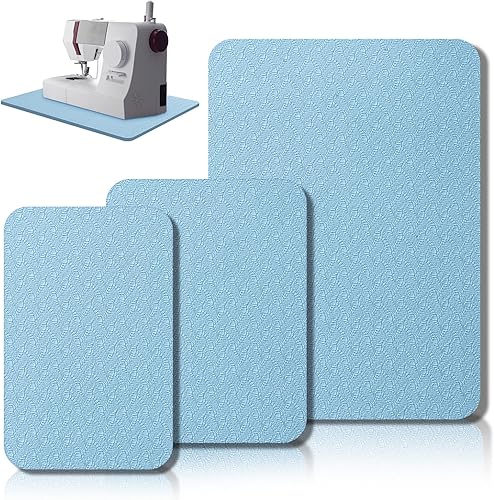 Miniatura 8 de Drydiet 3 alfombrillas de silenciamiento para máquina de coser, alfombrilla de pedal para máquina de coser, almohadilla de goma antideslizante que
