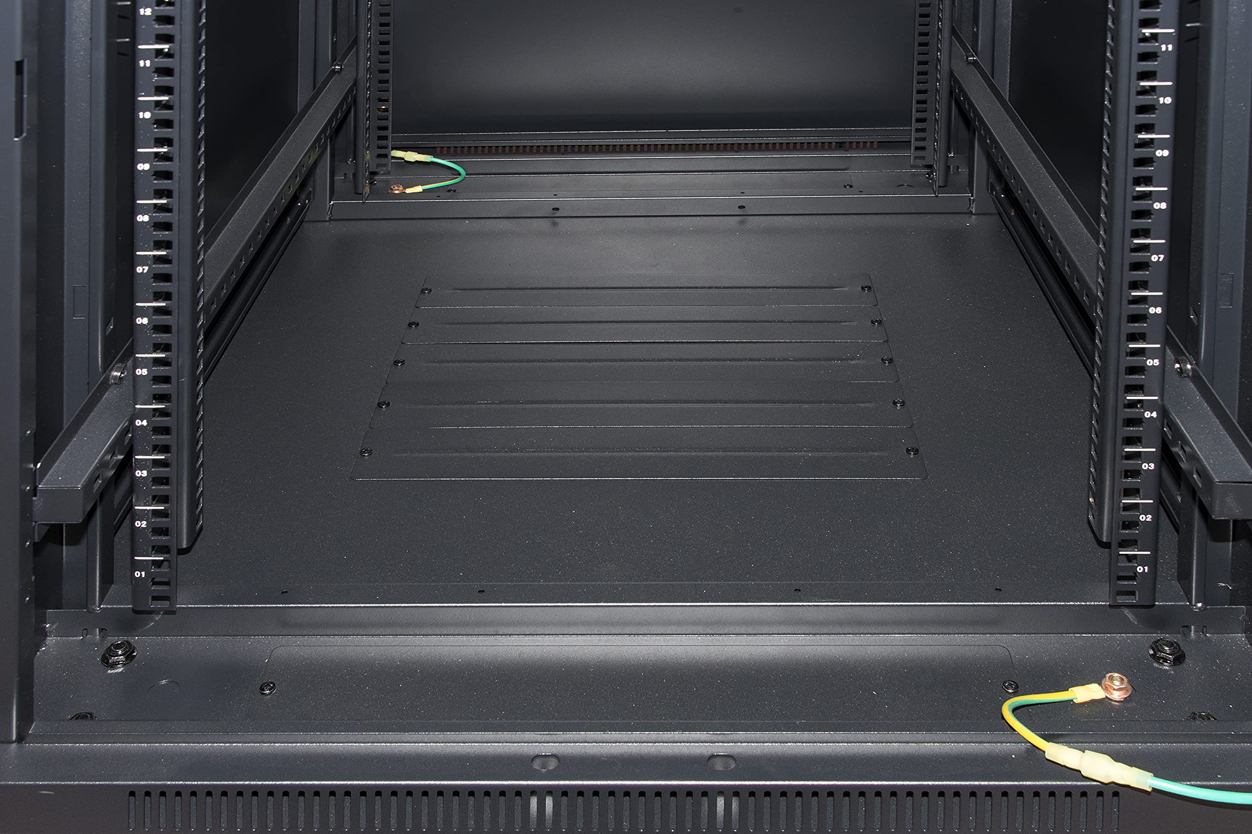 LINK Armadio Rack 19" per RETI 27U (A) 1388 (L) 600 (P) 800 mm. Colore Nero Porta Vetro