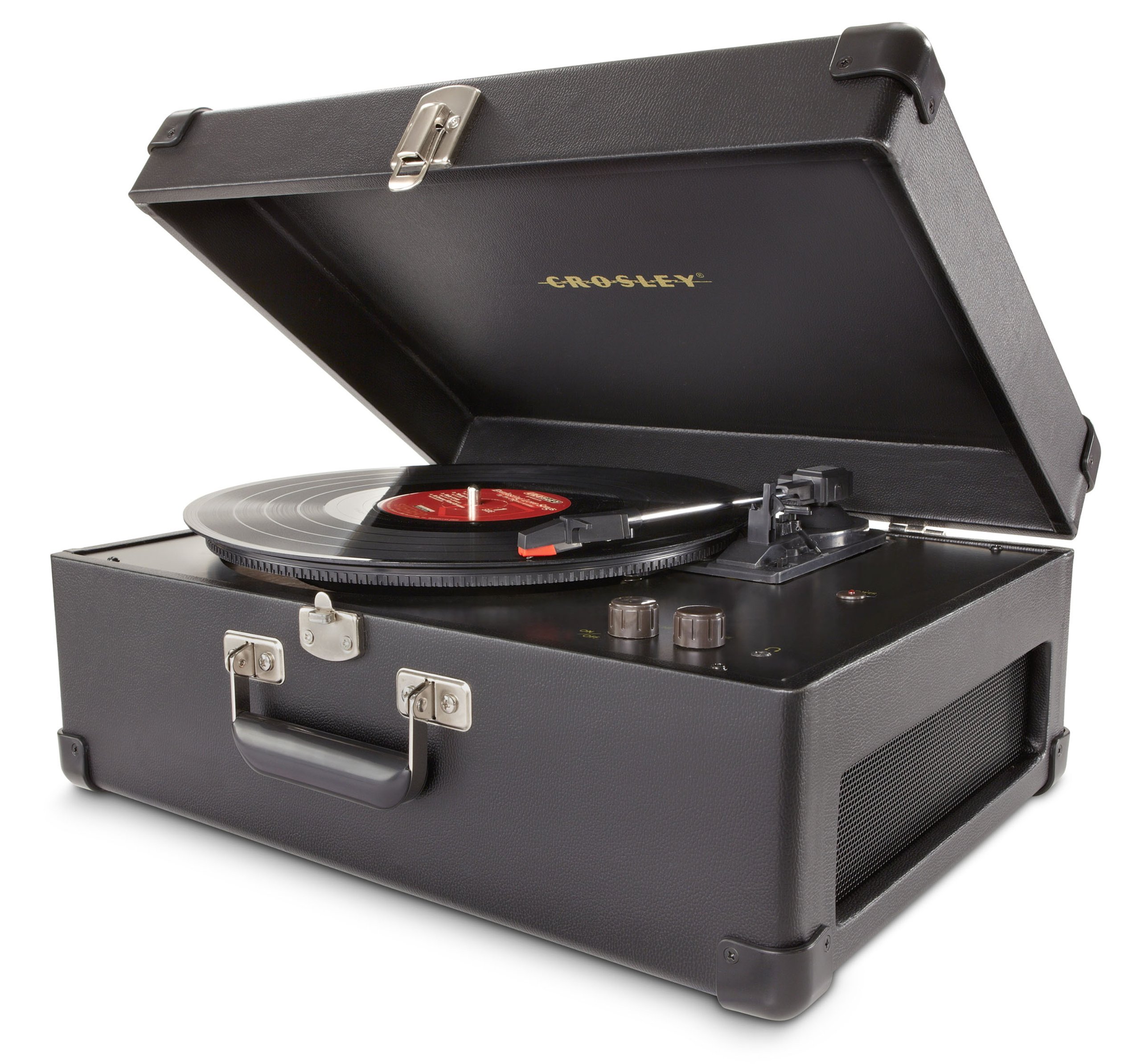 Amazon.com: Crosley CR6249A-BK Keepsake Portable USB Turntable 
