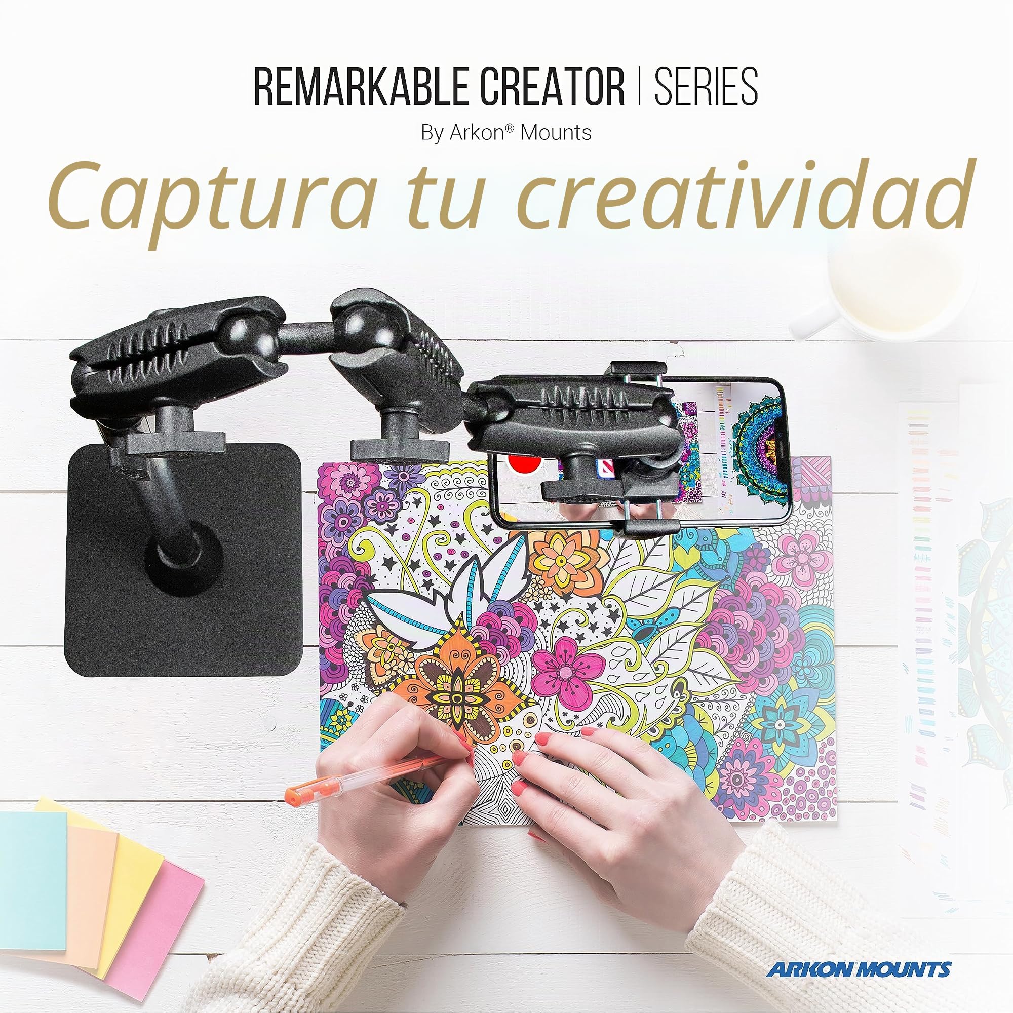 Arkon Soporte Escritorio Mesa de Cocina para Streaming