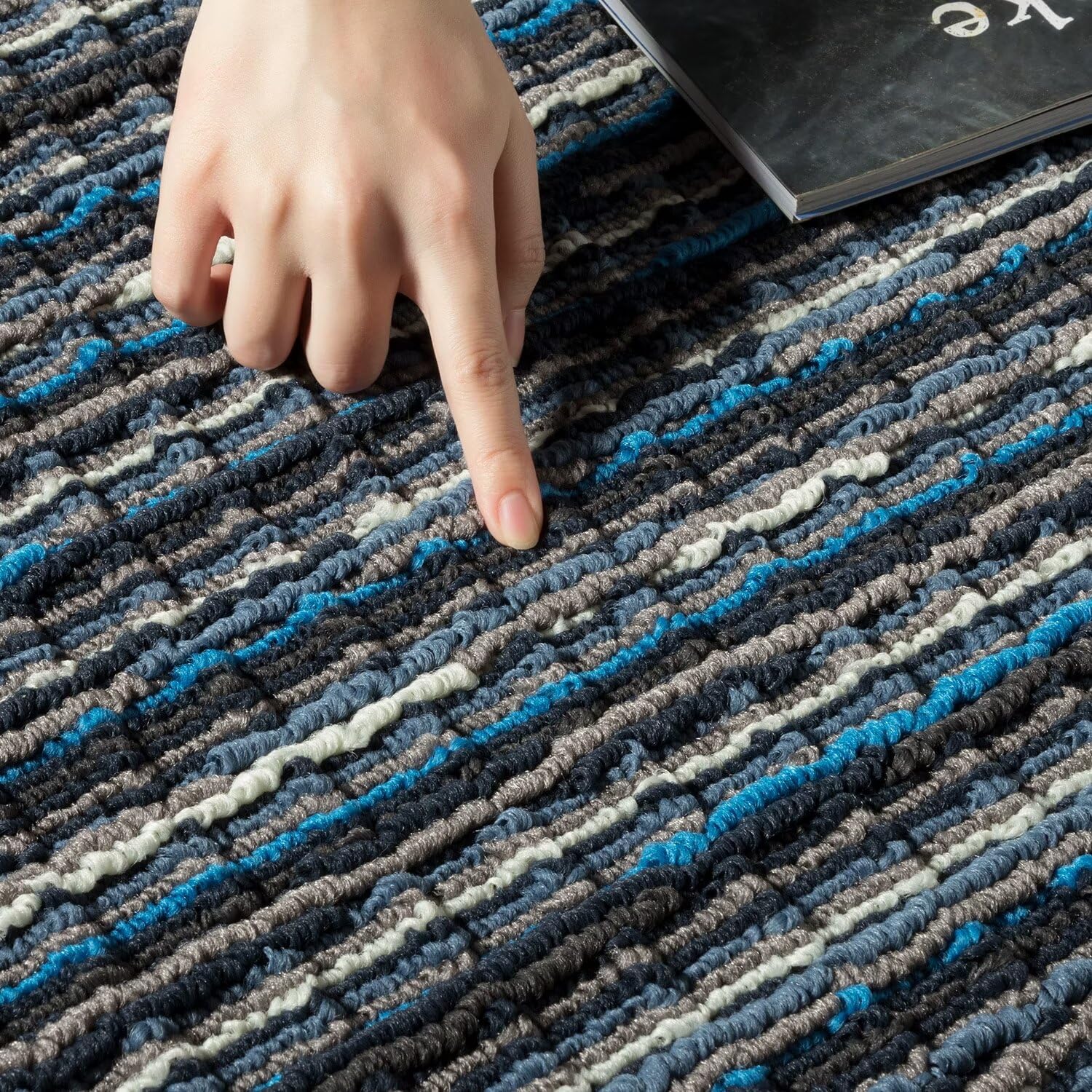 Biscpro Felpudo Entrada Casa 60x90cm Alfombra Antideslizante Tapete Lavable para Entrada,Interior,Pasillo, Cocina,Oficina,Dormitorio
