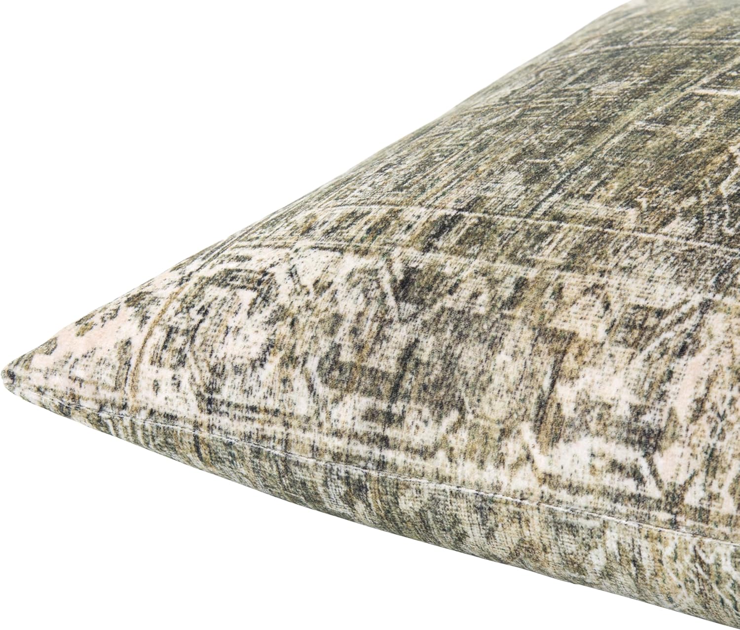 Livabliss x Galey Alix Toole Global Down Insert Accent Pillow, 18" L x 18" W, Sage