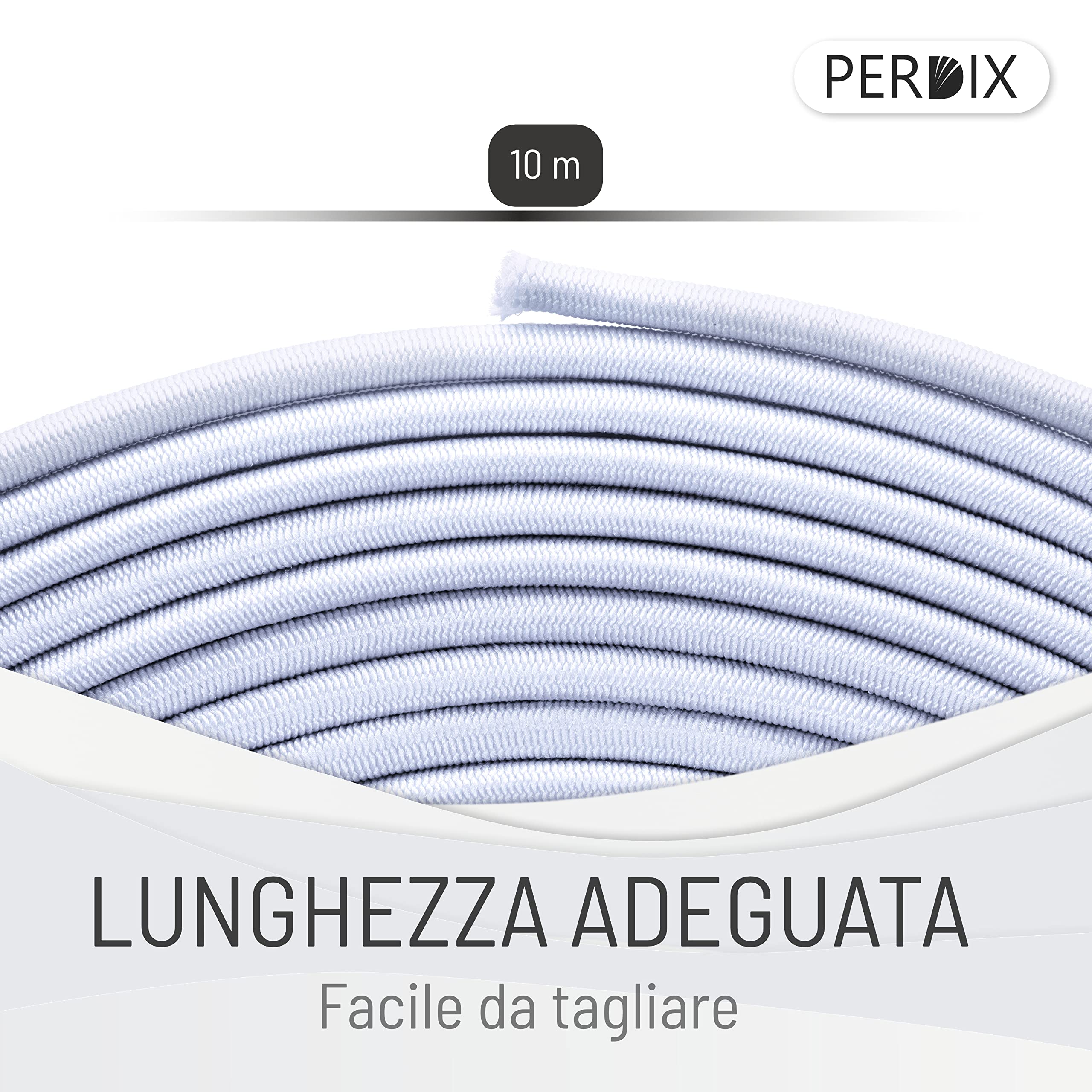 perdix corda elastica 2 mm, 5 m blu, Elastico per Braccialetti