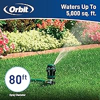 Vista 3 de Orbit 58573N H2O-6 - Paquete de 3 aspersores de transmisión por engranajes (soprinkler on Spike)