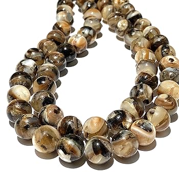 Amazon.com: ABCGEMS Zebra-Matrix King Troca Shell Beads from