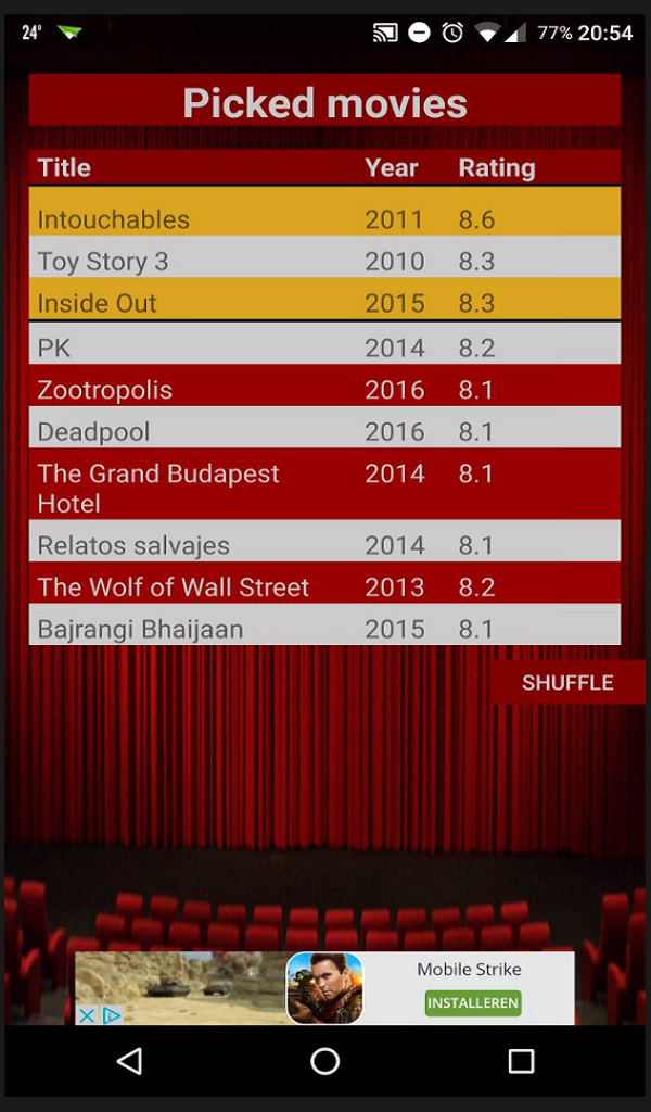Movie Picker - App on Amazon Appstore