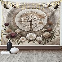 Vista 25 de Ambesonne Tapiz de naturaleza, silueta de oso salvaje en el bosque de la selva en la noche oscura, ilustración para colgar en la pared para Verde